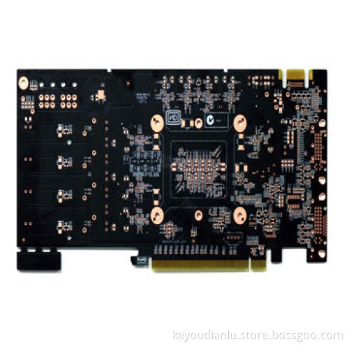 FR-4 Double-sided Bare PCB with Immersion Gold Surface Finishing and Sized 610 x 508mm